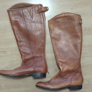 Ciao Bella. Vintage women's Tan Leather boots in size 8